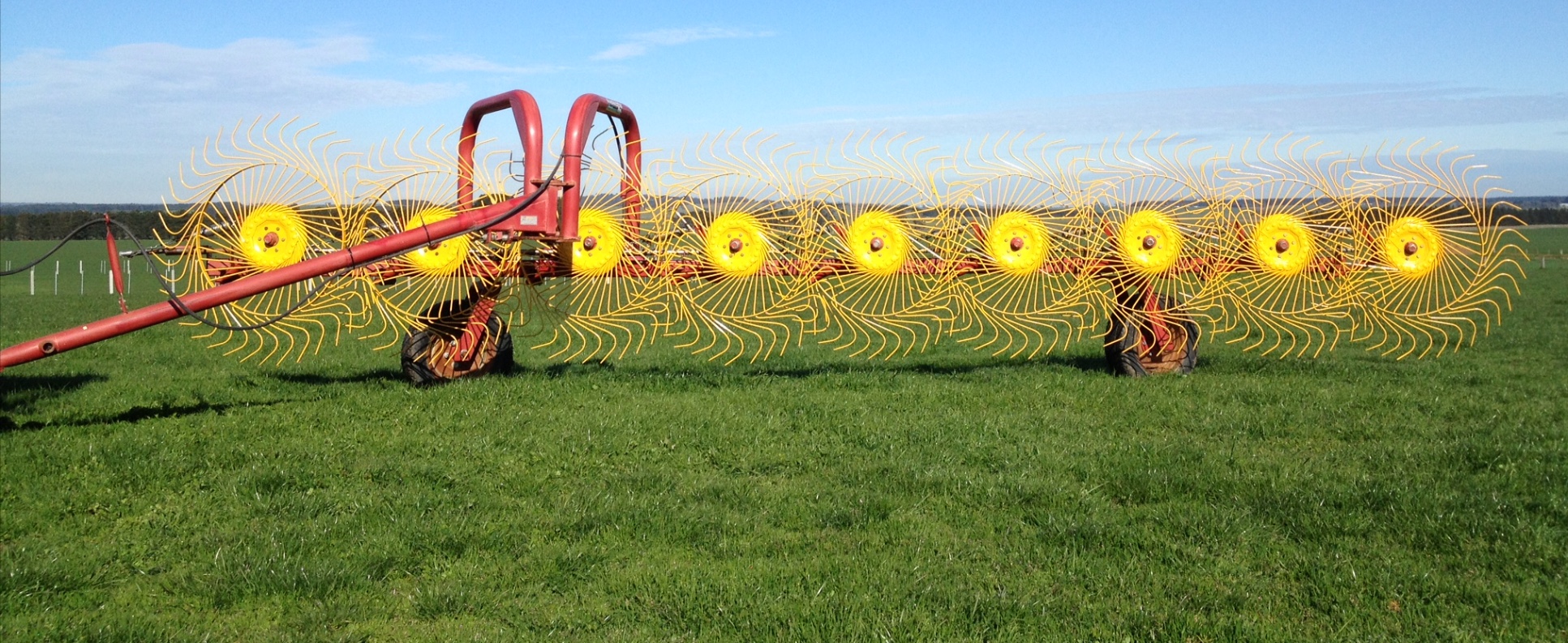 Sitrex 9 wheel inline hay rake for sale Machinery & Equipment